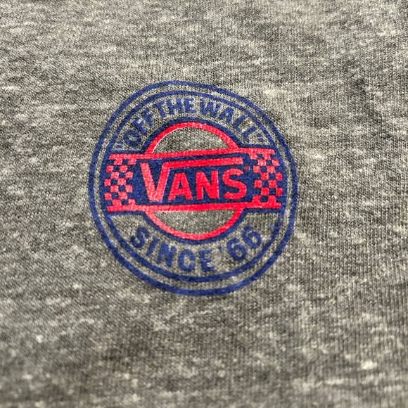 Off The Wall VANS Grey Shirt Size Small - Picture 3 of 6